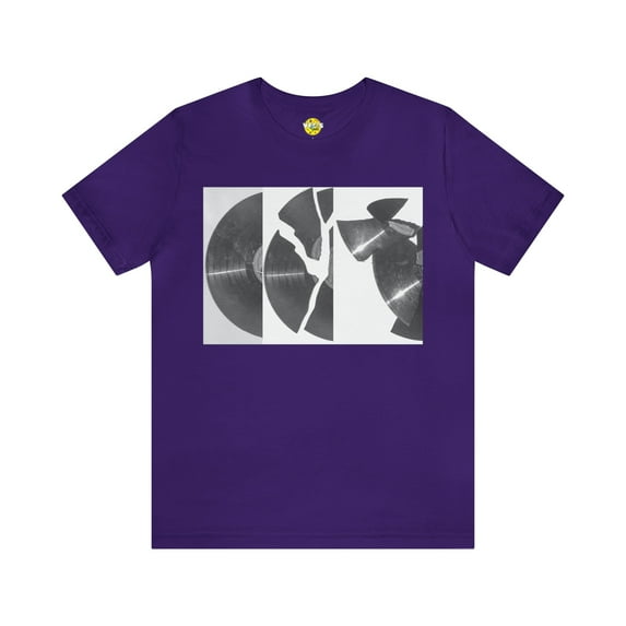 Broken Vinyl Records T-Shirt - Vintage Music Lover - Retro Record