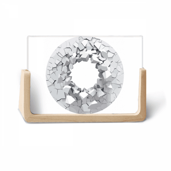 Broken Wall Impact Decoration Photo Wooden Photo Frame Tabletop Display