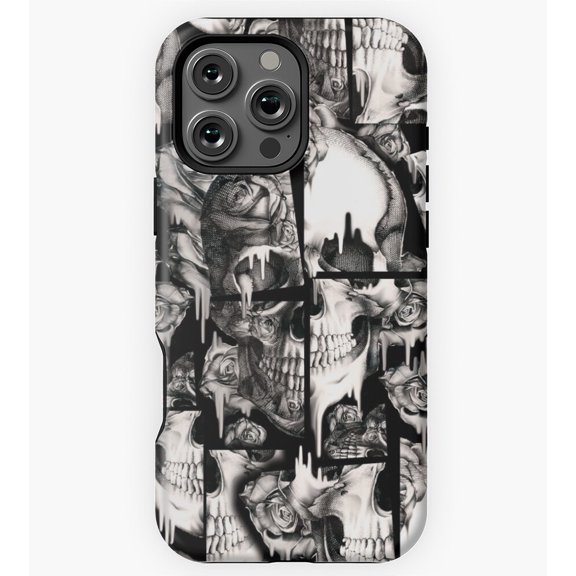 Broken up Melting Skeleton pattern GA6628 Phone Case for iPhone 11 to 17 Pro Max