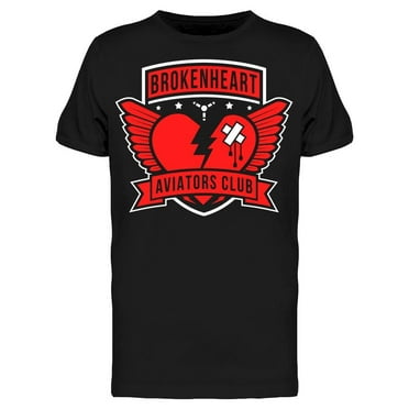 Brokenheart, Aviators Club T-Shirt Men -Image by Shutterstock, Male x-Large