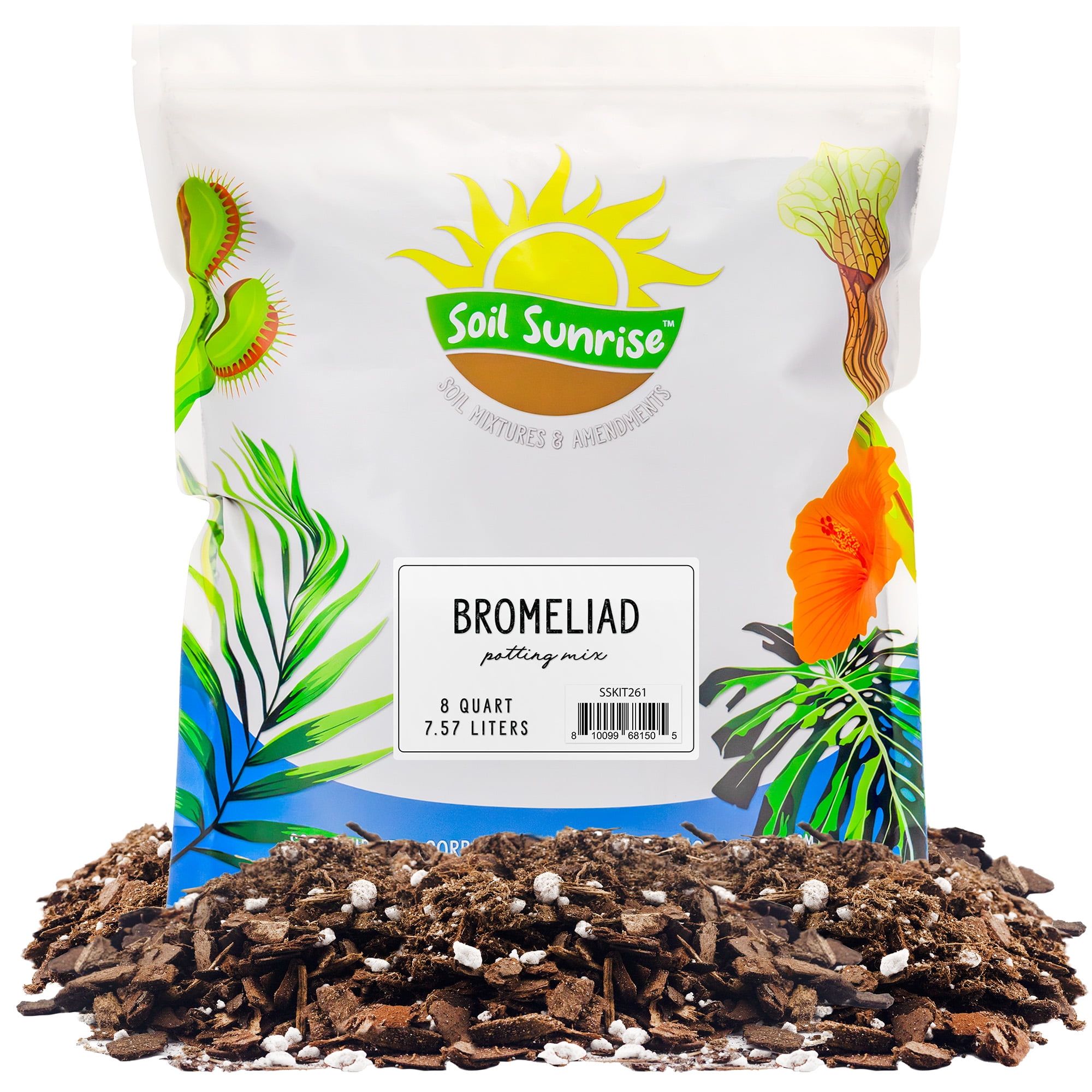 Bromeliad Plant Potting Soil Mix (8 Quarts), Container Gardening