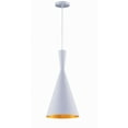 thumbnail image 1 of Bromi Design Berkley Single Light Aluminum Pendant in White and Gold, 1 of 7