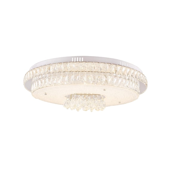 Bromi Design Brilliant Stainless Steel RD-F-DX Flush Mount in Chrome