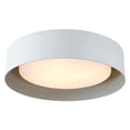 thumbnail image 1 of Bromi Design Lynch Metal Flush Mount Ceiling Light in White, 1 of 5