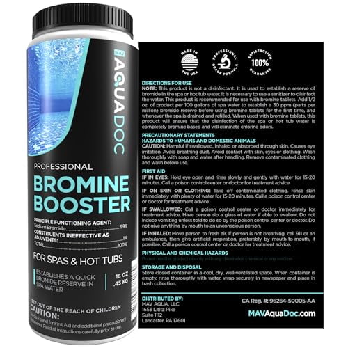 Bromine Booster Oxidizing Spa Shock to Establish Bromide Reserve