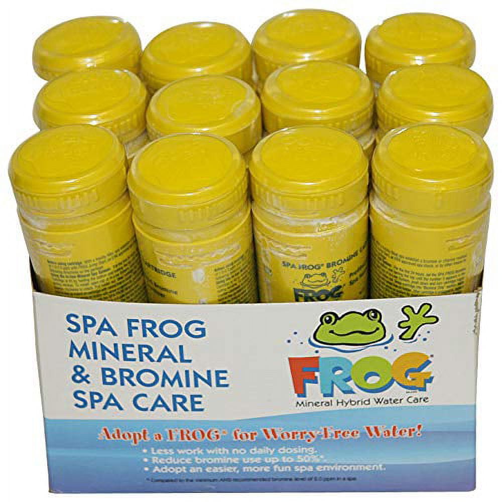Spa Frog 12 Pack Bromine Cartridges Hot Tub Chlorinator Replacement