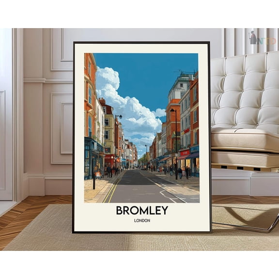 Bromley London Suburban Poster Unframed Paper Print