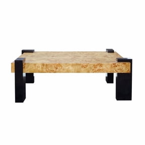 Elk Home Bromo Wood Coffee Table in Natural Burl