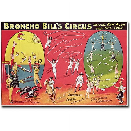 "Broncho Bill's Circurs, Brimingham, 1890's"