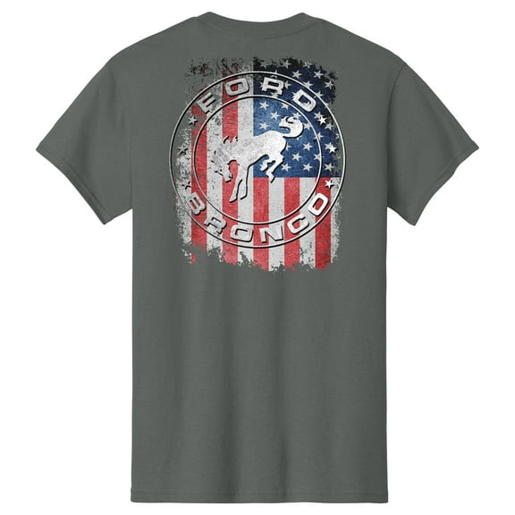 Bronco American Flag T-Shirt