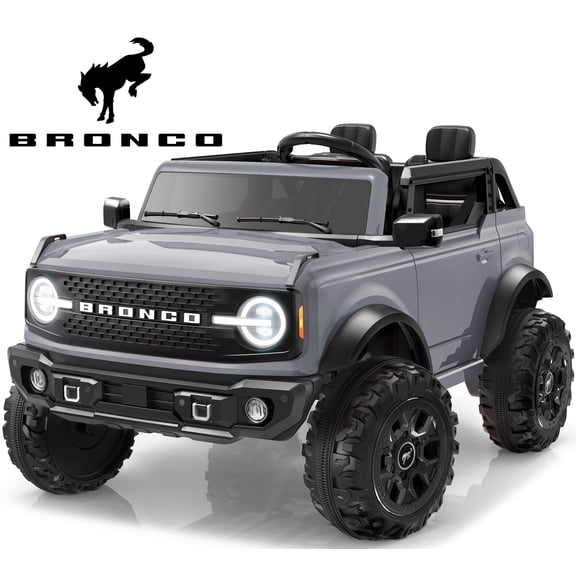 iYofe Ford Bronco Base 24V 2 Seater Ride On Car for Big Kids, Powered Ride On Toy with Parent Remote Control, Bluetooth Music, 4-Wheel Suspension, 3 Speeds, 24V Ride On for Kids Ages 3-8