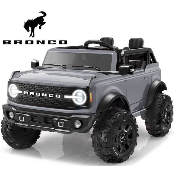 iYofe Ford Bronco Base 24V 2 Seater Ride On Car for Big Kids, Powered Ride On Toy with Parent Remote Control, Bluetooth Music, 4-Wheel Suspension, 3 Speeds, 24V Ride On for Kids Ages 3-8
