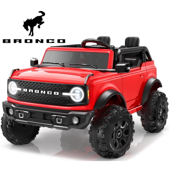 iYofe Ford Bronco Base 24V 2 Seater Ride On Car for Big Kids, Powered Ride On Toy with Parent Remote Control, Bluetooth Music, 4-Wheel Suspension, 3 Speeds, 24V Ride On for Kids Ages 3-8