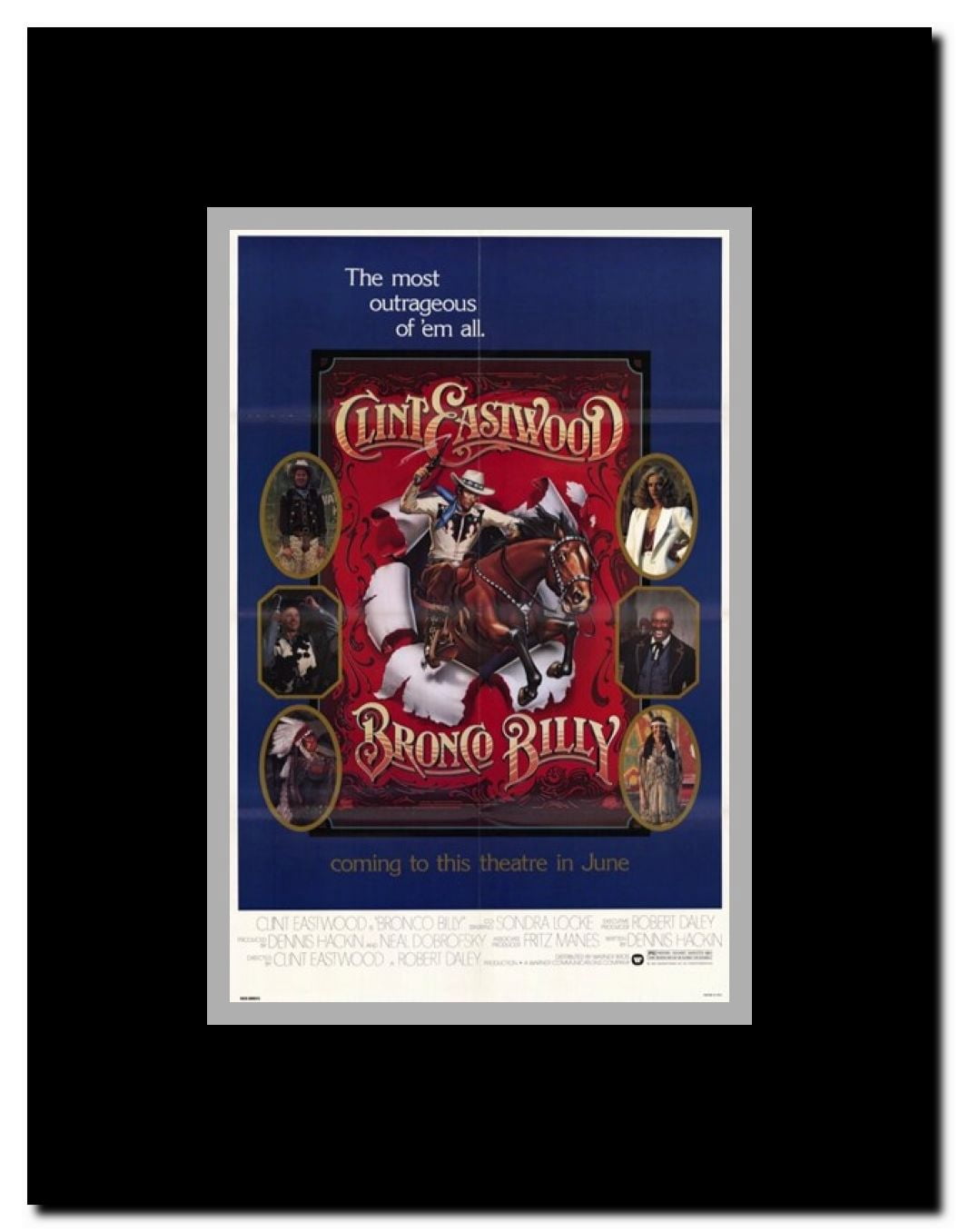 Bronco Billy Framed Movie Poster