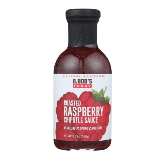 Bronco Bob's All Natural Gluten Free Roasted Raspberry Chipotle Sauce, 15.75 oz [Pack of 6]