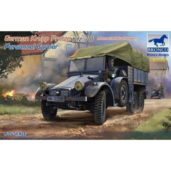Bronco CB35221 1/35 Krupp Protze Kfz.70 Mannschaftskraftwagen Personnel Carrier