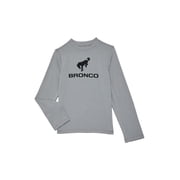 Bronco Boys Swim Rash Guard with Long Sleeves, Sizes 4-12
