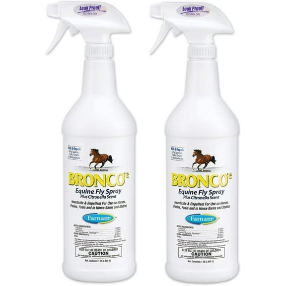Bronco e Equine Fly Spray 32 oz Trigger Spray - 2 Pack