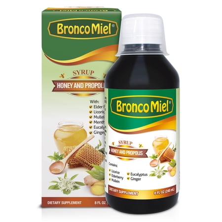 BroncoMiel Syrup 8 oz - Jarabe con Miel