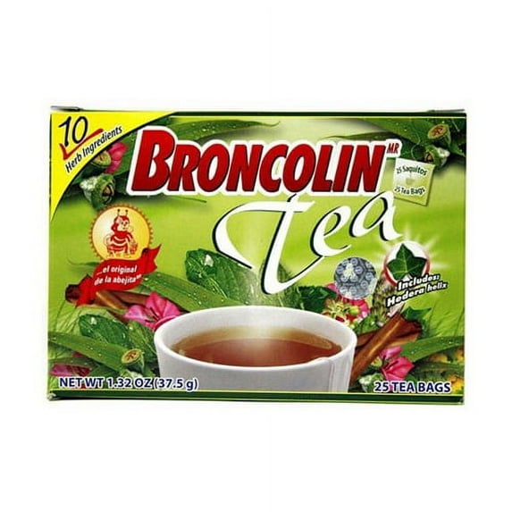 Broncolin Nutritional Herbal Tea, 0.05 Oz, 25Ea