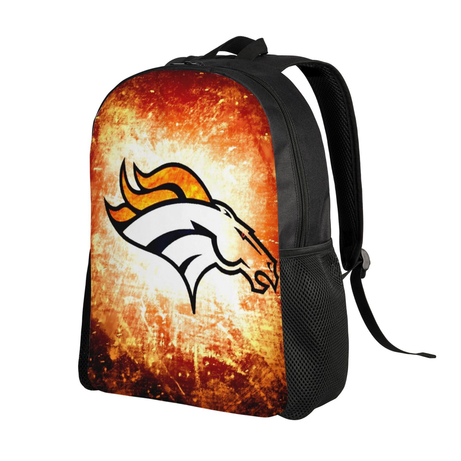 Boise State University Backpack - Medium Size BSU Broncos School Bag With Laptop Sleeve, 600D Polyester, Official Licensed Gear