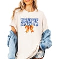 thumbnail image 1 of Broncos Orange Floral Bow Shirt for Women & Teens Trendy Team Spirit Sports Fan Graphic Tee Ivory Shirt Adult Small, 1 of 7