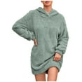 Brondbend Dresses for Women 2025 Casual Spring Long Sleeve Solid Color Loose Fit Maxi Dress