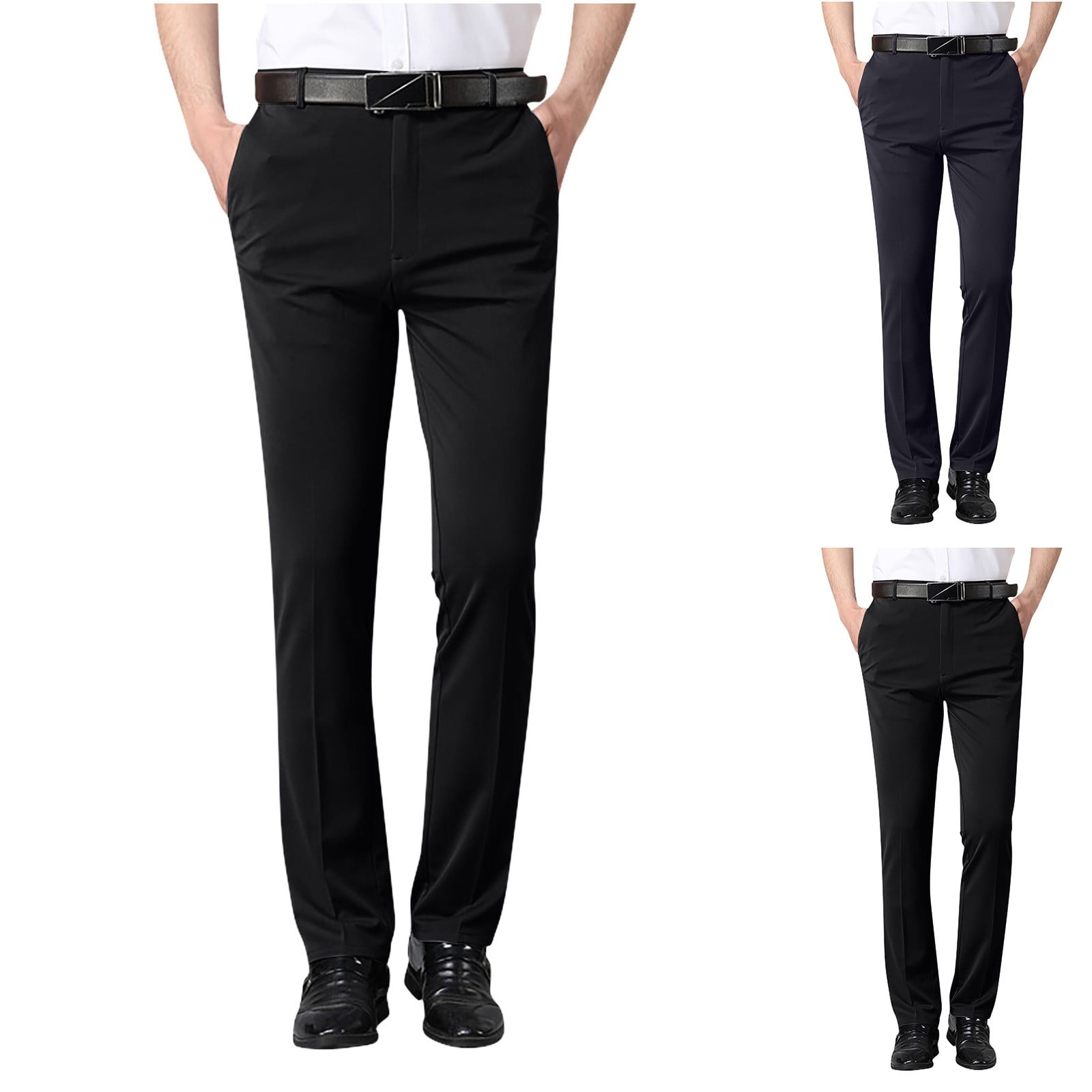 Brondbend Mens Cargo Work Pants Mens Straight Leg Pants Stretchy High ...