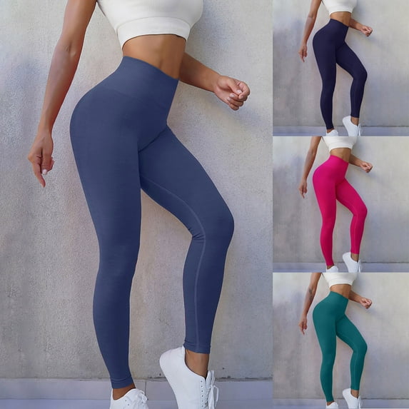 Brondbend Tall Yoga Pants for Women Long Women Legging Stretchy High Waist Belly Control Workout Trousers Solid Color Trendy Tights Slim Fit Outdoor Athletic Jogger Black