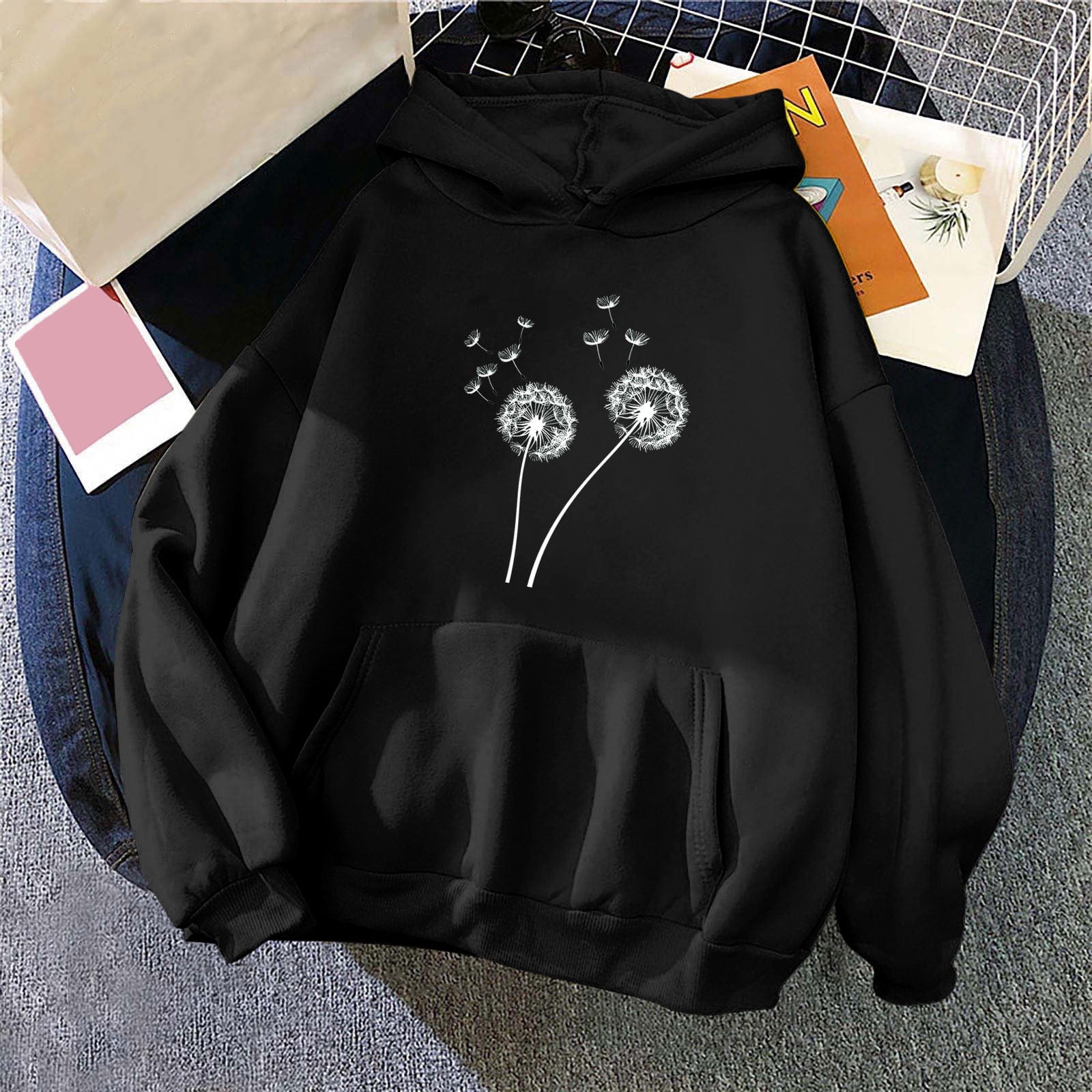 Women Hoodie With Front Print 02022472403