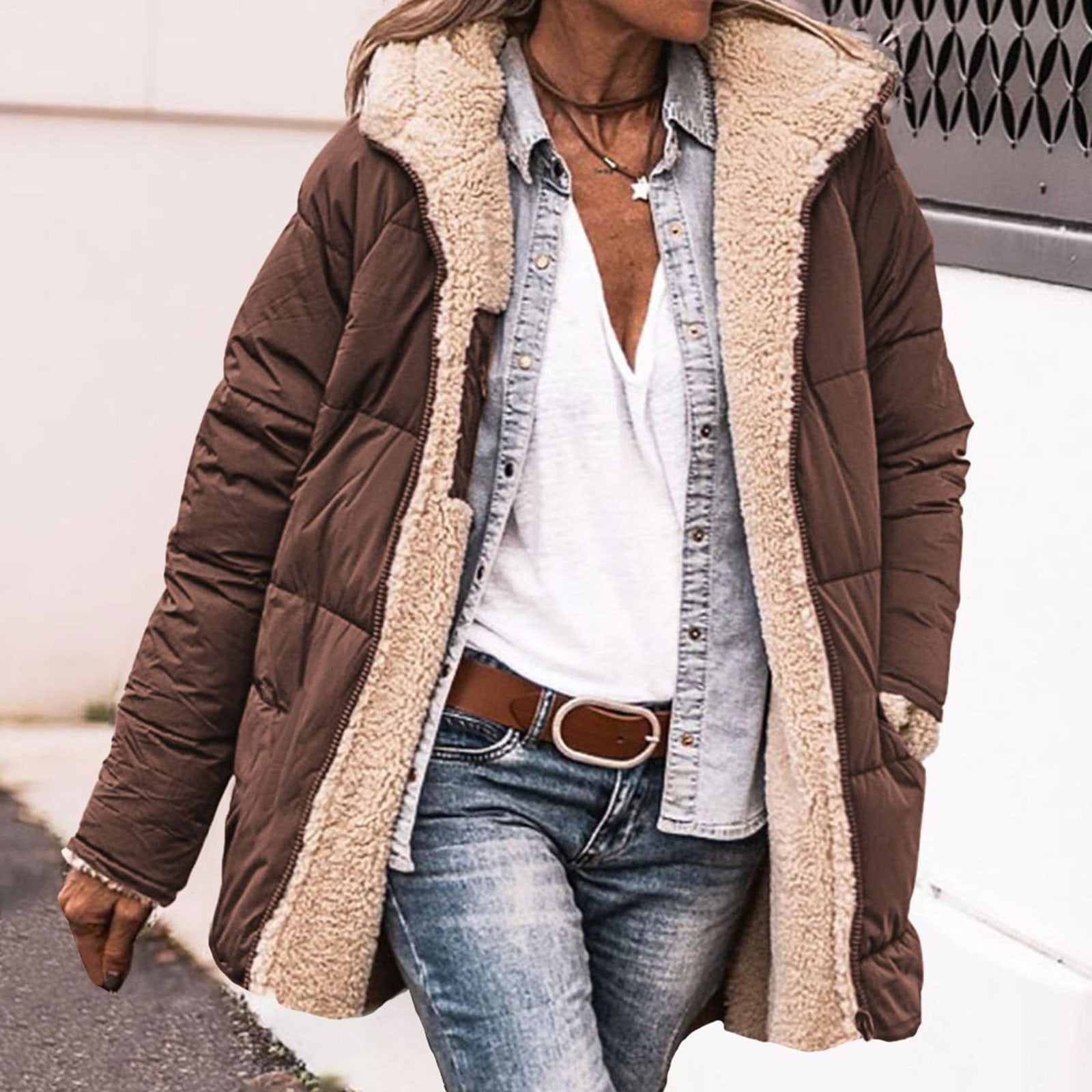 Hooded Warm Coat for Women – Stylish & Comfort Winter Jacket