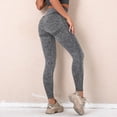 thumbnail image 1 of Brondbend Yoga Pants Women Womans Leggings Elastic Waist Belly Control Workout Trousers Solid Color Trendy Tights Slim Fit Daily Running Jogger Dark Gray, 1 of 6