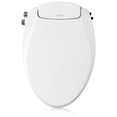 thumbnail image 1 of Brondell Bidet Toilet Seat, Elongated, Dual Temperature/Nozzle, S102-EW - White, 1 of 11