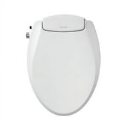Brondell Bidet Toilet Seat Non-Electric Swash Ecoseat, Fits Elongated Toilets, White - Dual Nozzle System, Ambient Water Temperature - Bidet with Easy Installation