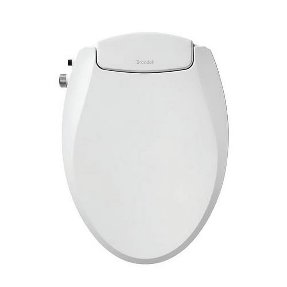 Brondell Non-Electric Bidet Toilet Seat Ecoseat S101 - Dual Nozzle, Easy Install, White