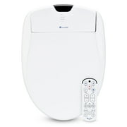 Brondell Bidet Toilet Seat S1400, Smart Toilet Seat, Dual Stainless-Steel, Self-Cleaning Nozzle With Clean Plus Technology, Endless Warm Water Bidet, Warm Air Dryer-Nightlight, Heated Seat, Elongated