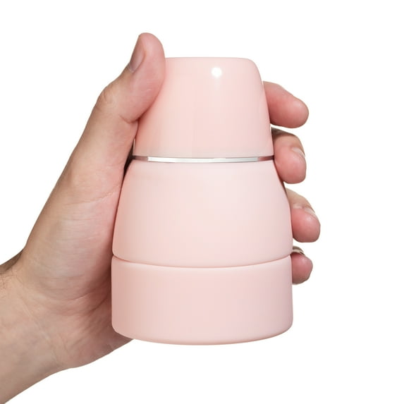 Brondell GoSpa Collapsible Plastic Travel Bidet with Retractable Nozzle, Pink