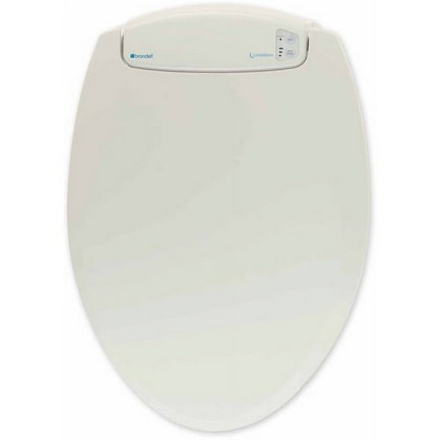 Brondell LumaWarm Heated LED Nightlight Elongated Bathroom Toilet Seat