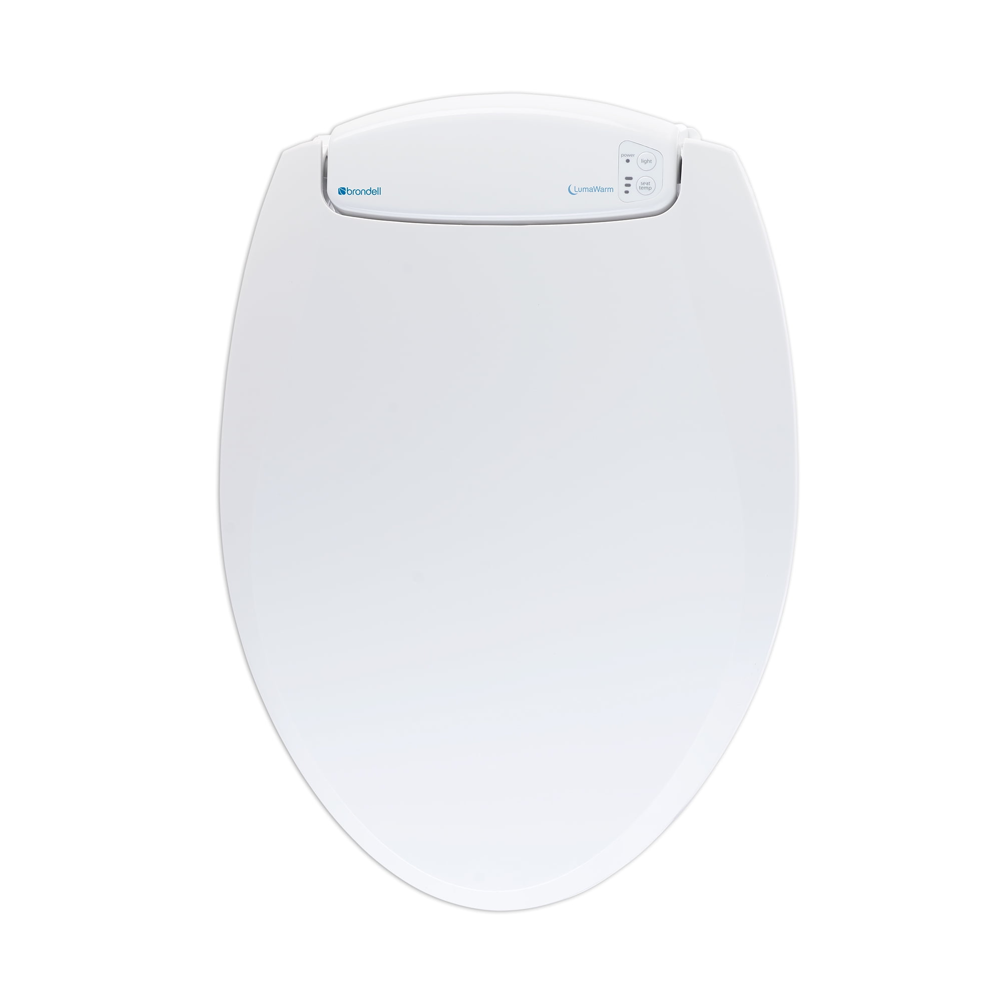 Brondell LumaWarm Heated Nightlight Toilet Seat with Slow Close