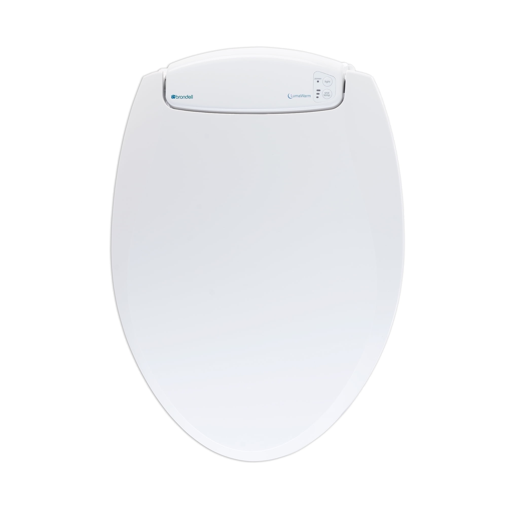 Brondell LumaWarm Heated Nightlight Toilet Seat - Elongated, White