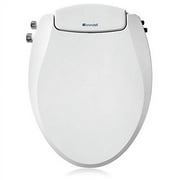 Brondell Bidet Toilet Seat, Round, Dual Temperature/Nozzle, S102-RW - White
