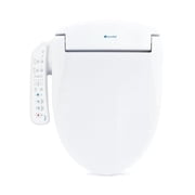 Brondell Swash SE400 Bidet Seat with Sidearm, Dryer and Stainless Steel Nozzle, Elongated White