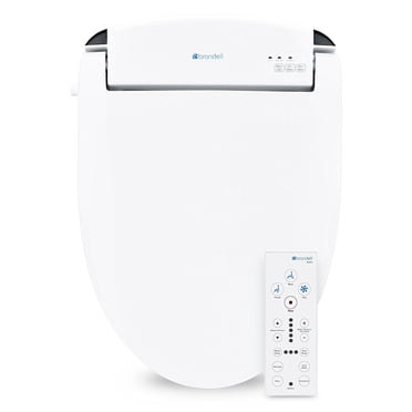 Brondell Swash SE600 Advanced Bidet Seat Elongated White with Remote Control and Stainless Steel Nozzle