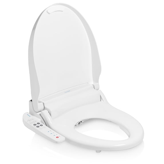 Brondell Swash Select BL67 Sidearm Bidet Seat, Round White