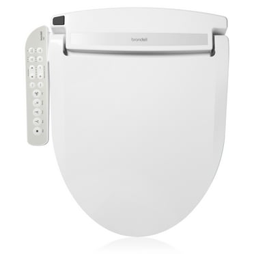 Brondell Swash Select DR801 Sidearm Bidet Seat with Warm Air Dryer and Deodorizer, Elongated White