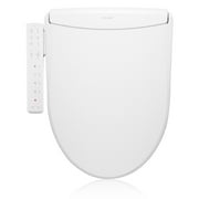 Brondell Swash Thinline T22 Luxury Bidet Toilet Seat with Side Arm Control, Round White