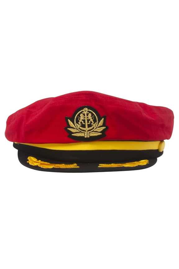 Adjustable Captain Hat-Red Flagship