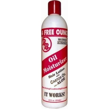 Bronner Brothers Moisturizer Aloe & Castor Hair Lotion, 12 fl oz