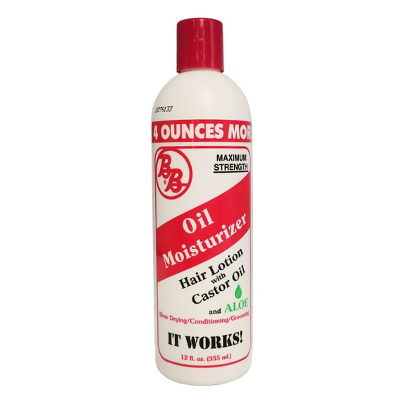 Bronner Brothers Oil Moisturizer Hair Lotion, 12 Oz., Pack of 2