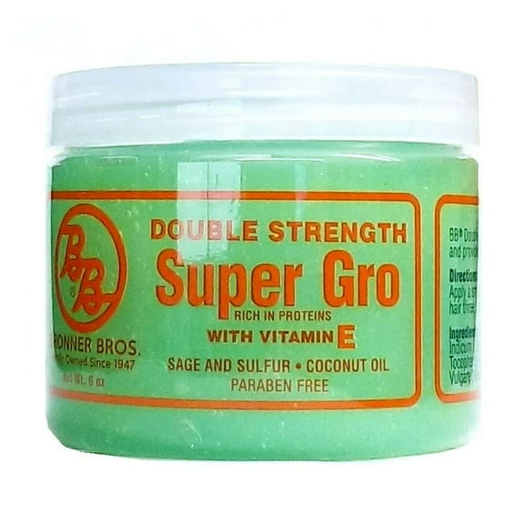 Bronner Brothers Super Gro Double Strength Regular, 6 Oz., Pack of 3